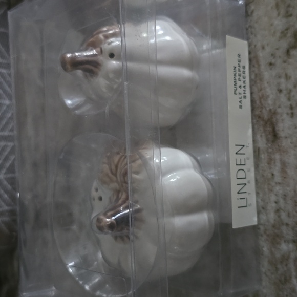 LINDEN STREET BRAND PUMPKIN SALT AND PEPPER SHAKERS - Picture 2 of 16